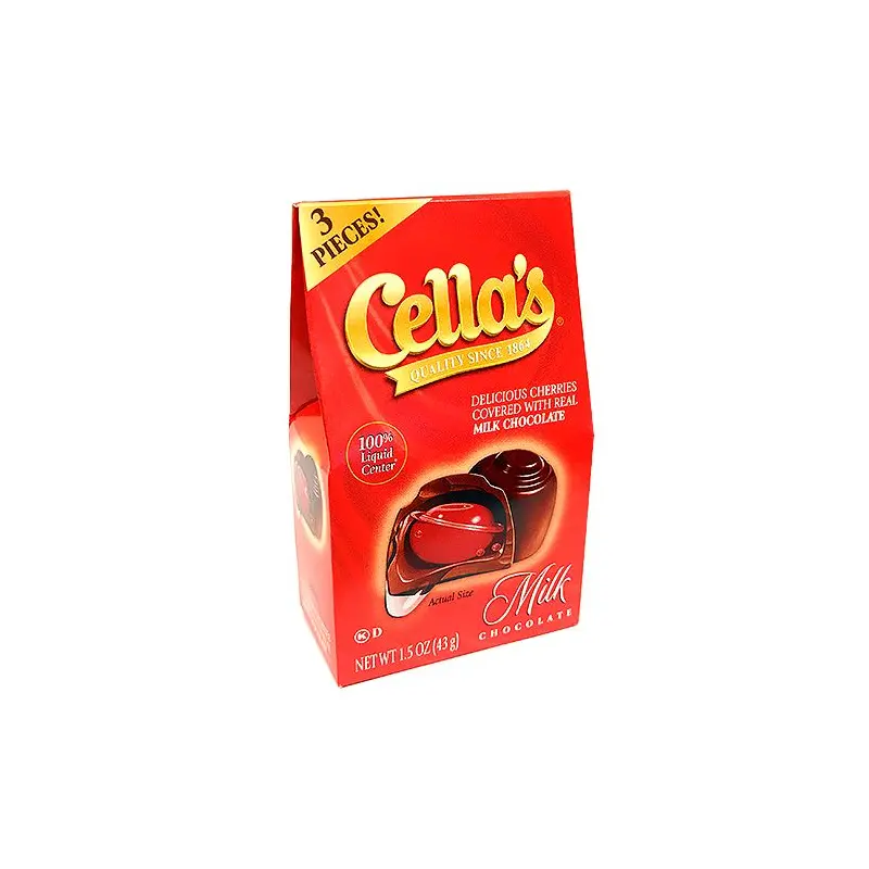 Cella's Milk Chocolate Covered Cherries - 3 Piece Mini Box