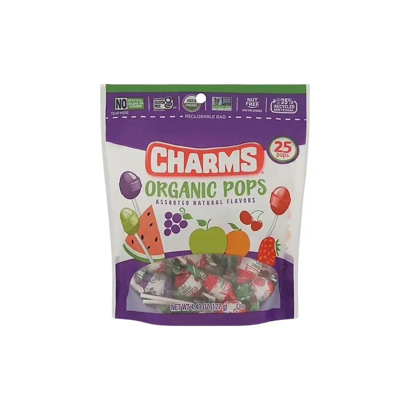Charms Organic Pops 25 Count 4.49 oz. Bag