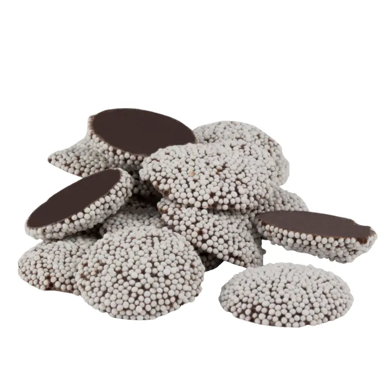 Dark Chocolate Maxi Nonpareils - 3 LB Bulk Bag