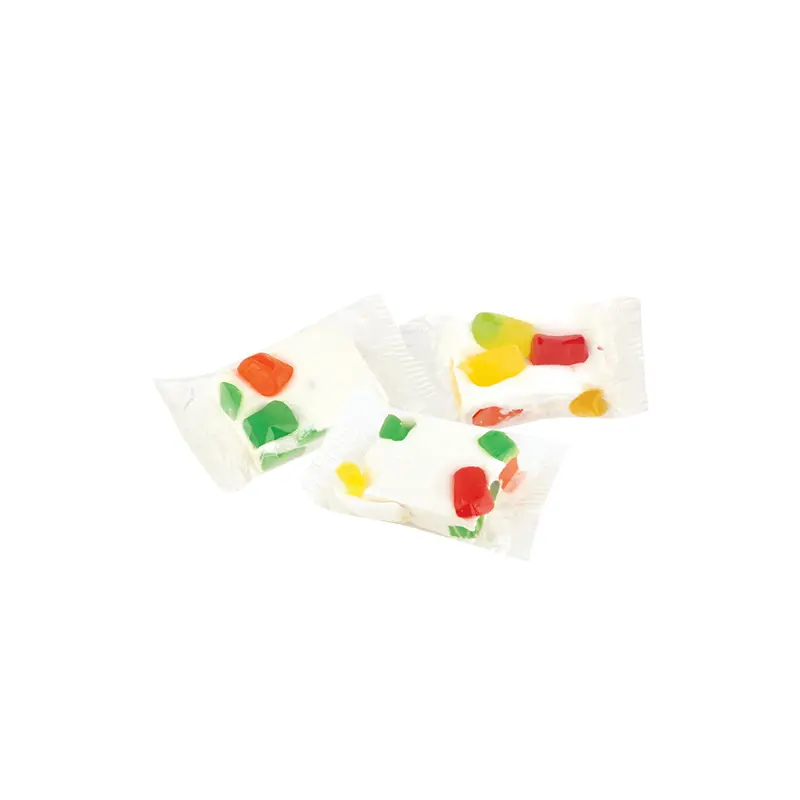 Golden Bon Bon Wrapped Fruity Ju Jube Nougat - Bulk Bag