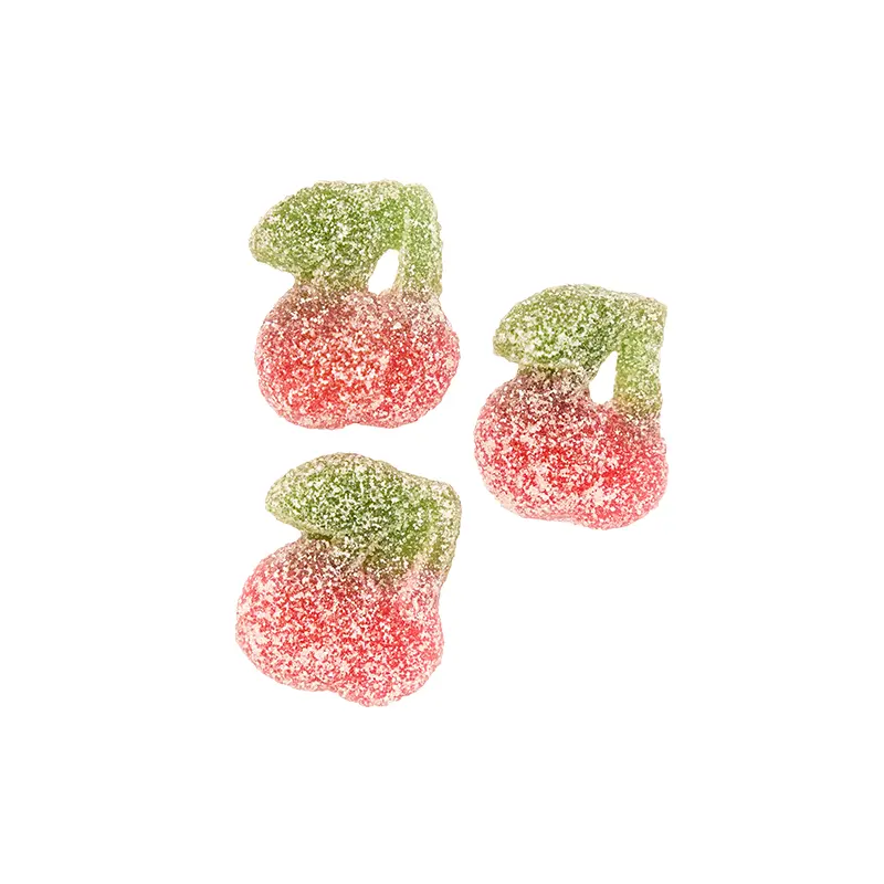 Gustaf's Sour Sanded Twin Cherries 2.2 lb. Bulk Bag