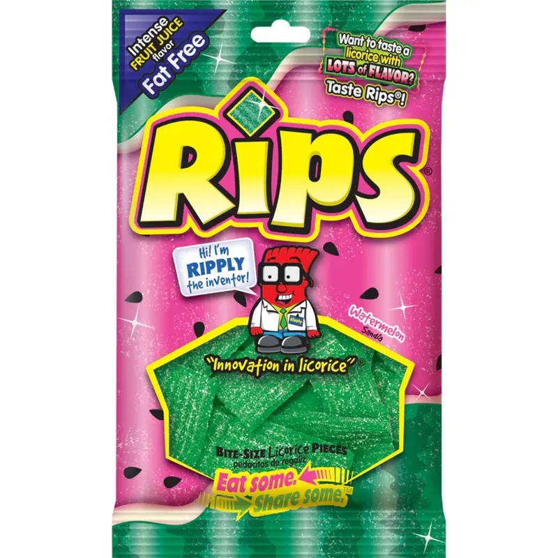 Rips Bite-Size Watermelon Pieces 4 oz. Bag