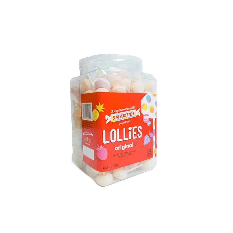 Smarties Lollies Original Lollipops - Tub of 200