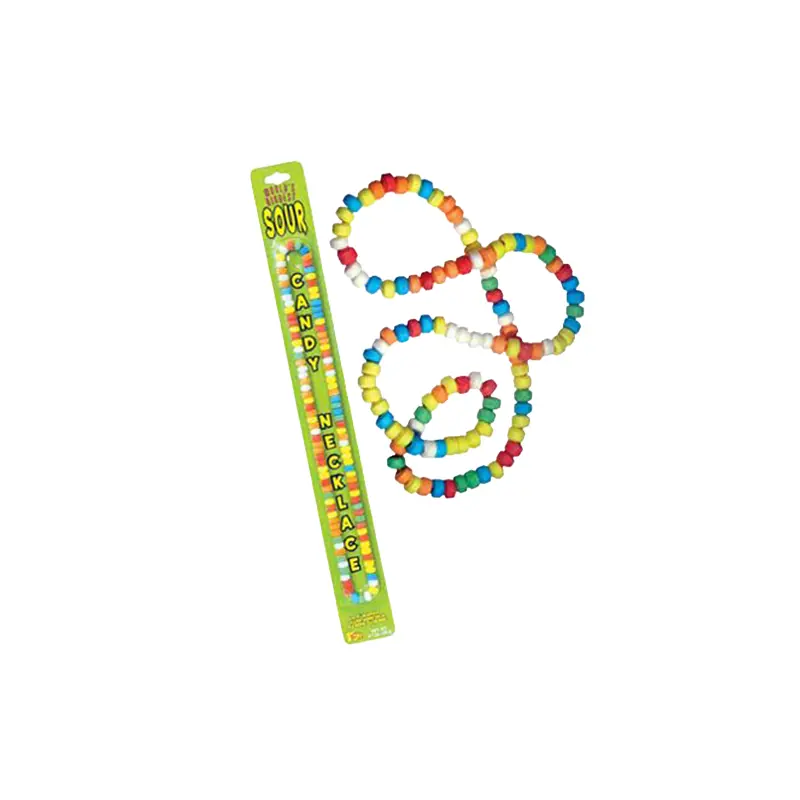 World's Biggest Sour Candy Necklace
