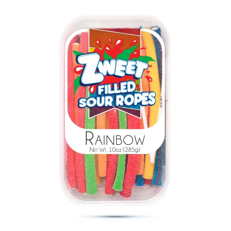 Zweet Filled Sour Ropes 10 oz. Tub