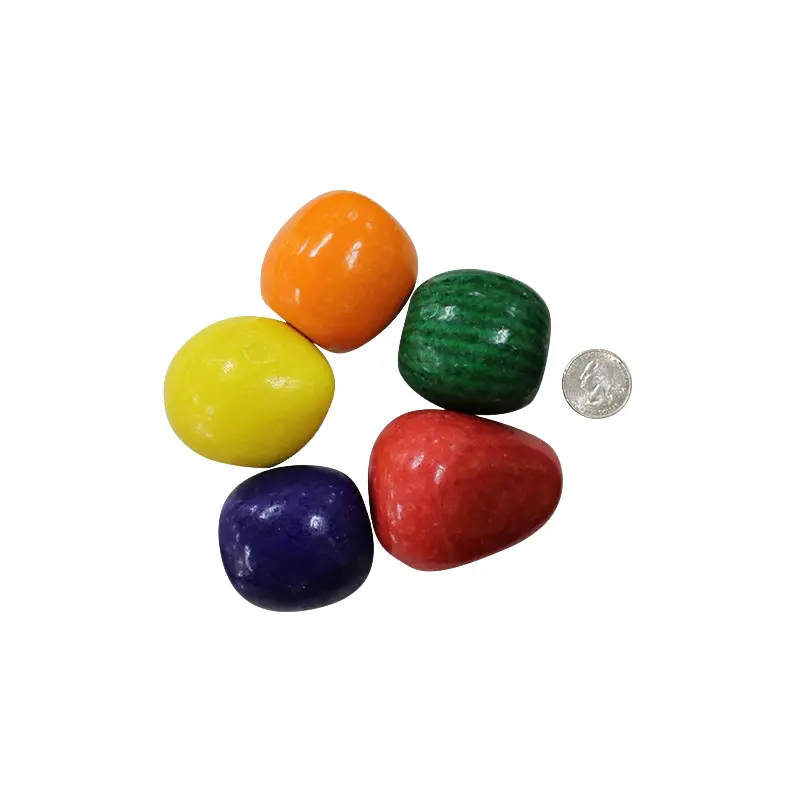 Dubble Bubble Mega Fruit Unfilled Gumballs 3 lb. Bulk Bag