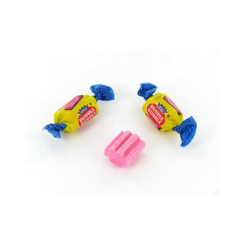 Dubble Bubble Original Gum Twist Bubble Gum - 3 LB Bulk Bag