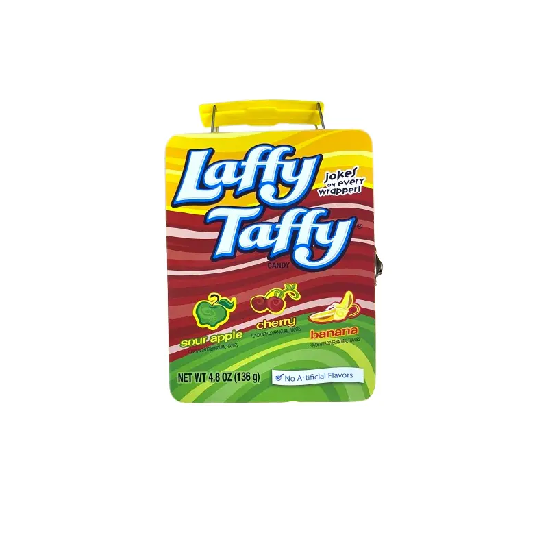 Laffy Taffy Themed Tin Lunchbox with Candy