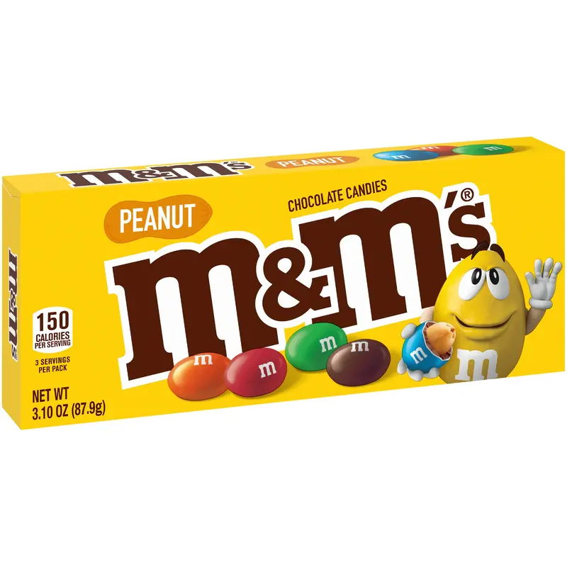 M&M's Peanut Chocolate Candies - 3.1-oz. Theater Box