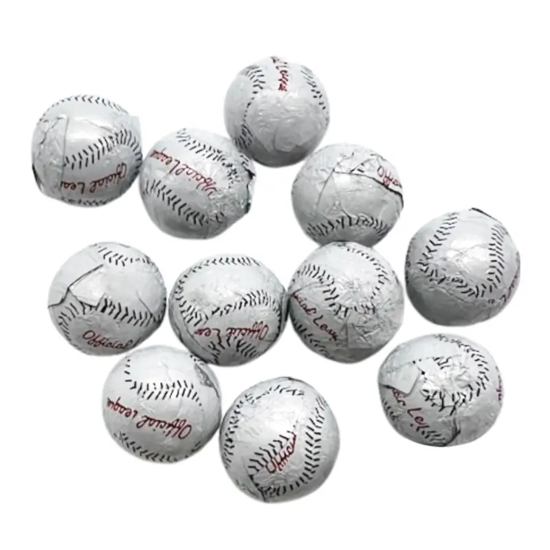 Madelaine Foil Wrapped Baseballs 2 lb. Bulk Bag
