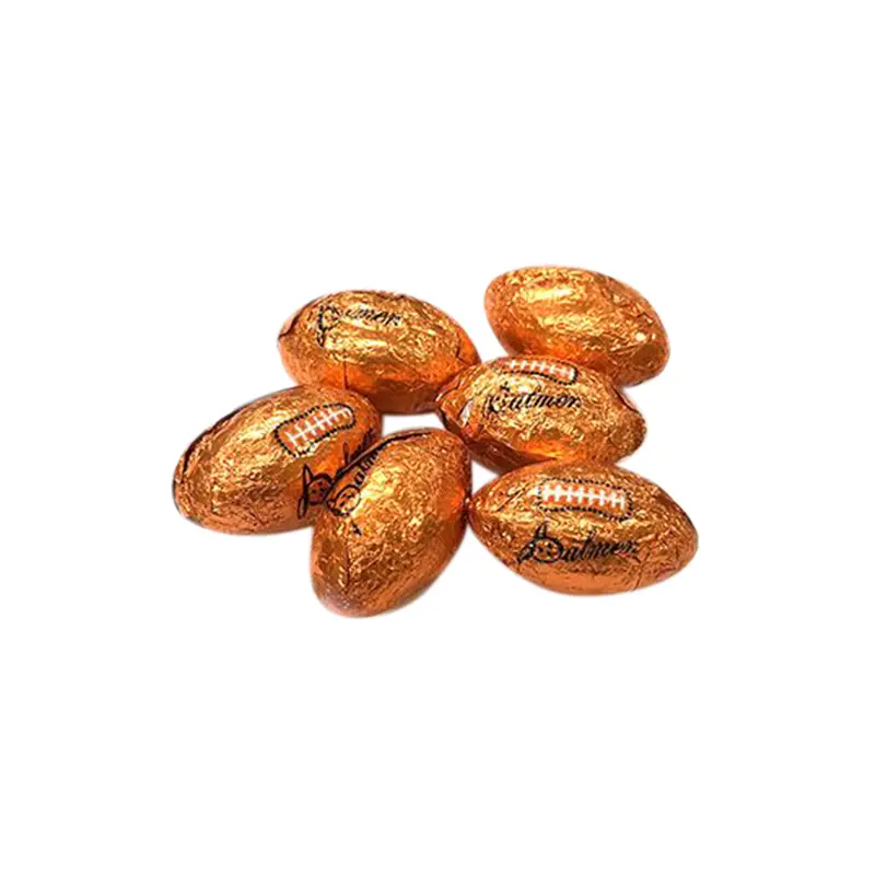 Palmer Chocolate Flavored Foil Wrapped Footballs - 3 LB Bulk Bag