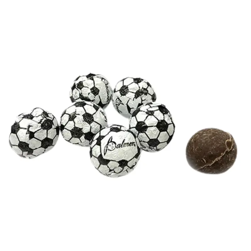 Palmer Chocolate Flavored Foil Wrapped Soccer Balls - 3 LB Bulk Bag