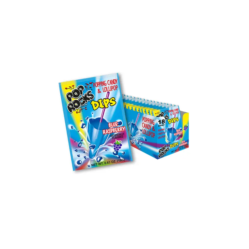 Pop Rocks Dips Blue Raspberry 0.63 oz.