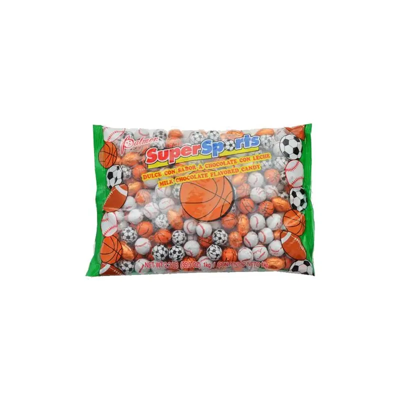 Super Sports Foiled Milk Chocolate Balls - 2.2 LB Bulk Bag
