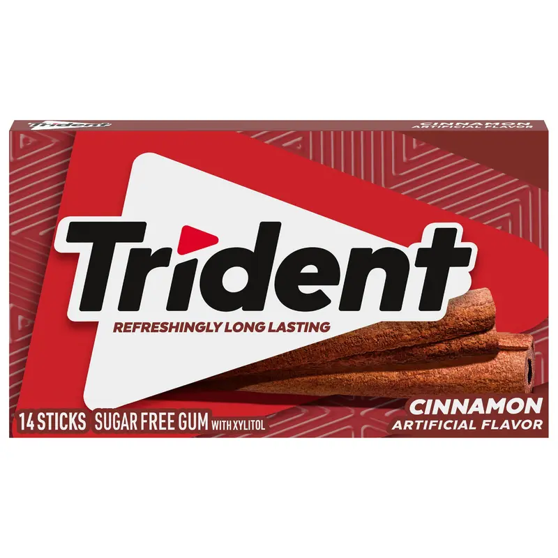 Trident Cinnamon Sugar Free Gum - 14-Piece Pack