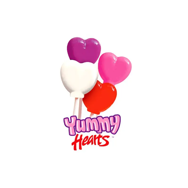 Yummy Hearts Gourmet Lollipops  1 oz.