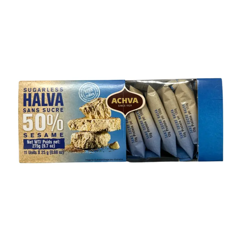 Achva Sugarless Halva Snack Gift Box 0.88 oz.
