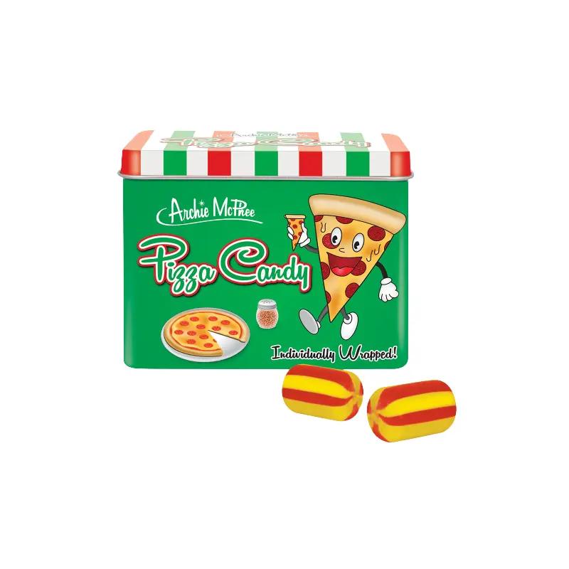 Archie McPhee Pizza Candy 2.5 oz. Tin
