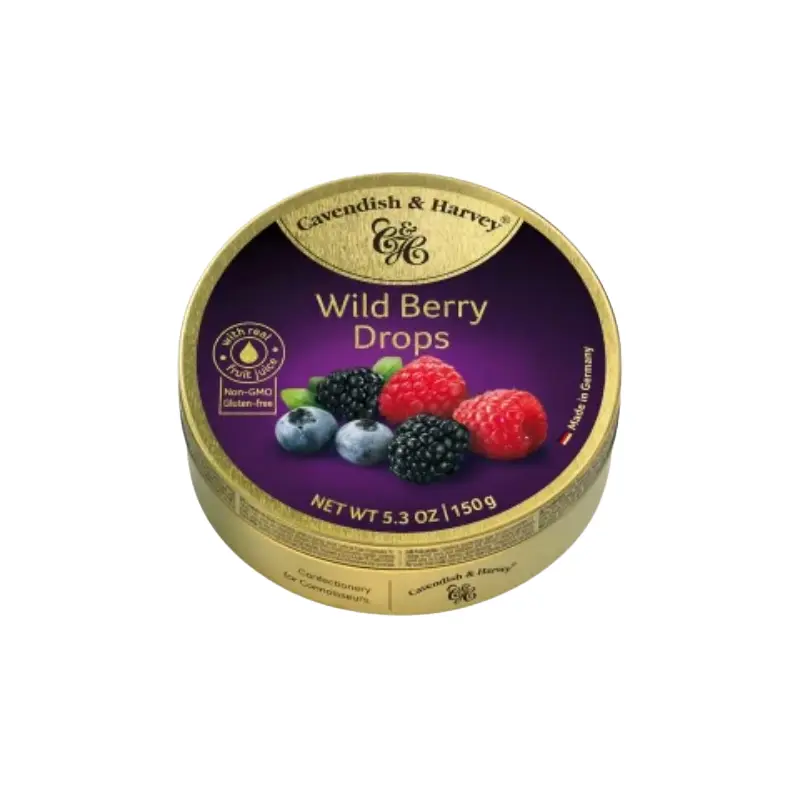 Cavendish & Harvey Wild Berry Drops 5.3 oz. Tin