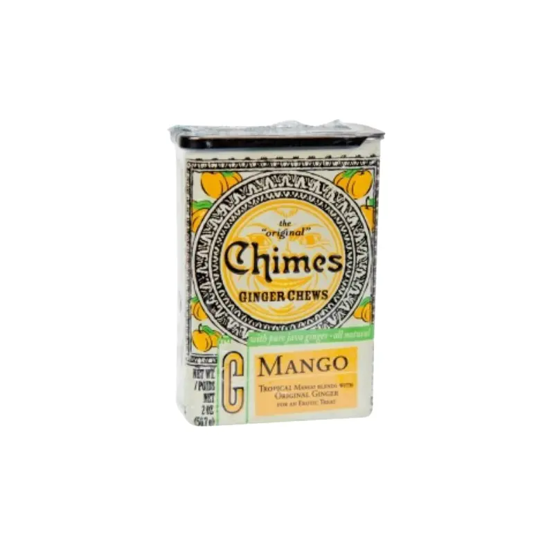 Chimes Ginger Chews Mango 2 oz. Tin