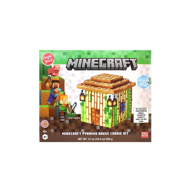 Create a Treat Minecraft Pyramid House Cookie Kit 21 oz. Box