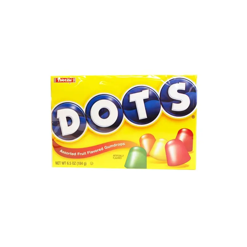 DOTS Assorted Fruit Flavored Gum Drops - 6.5-oz. Theater Box