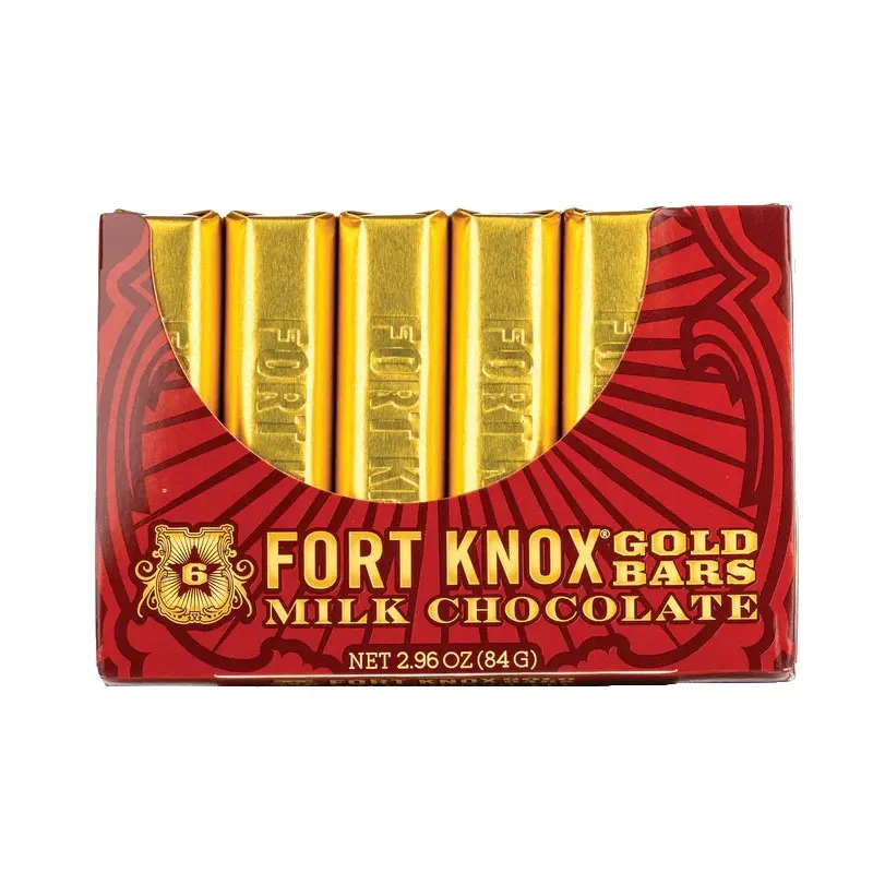 Fort Knox Gold Bars Milk Chocolate 2.96 oz.