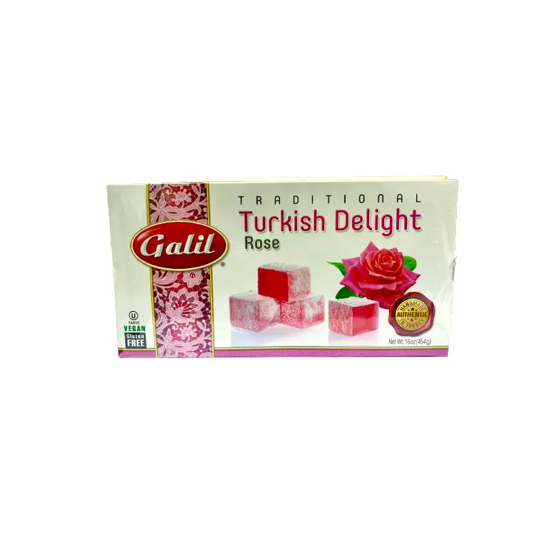 Galil Rose Turkish Delight 16 oz. Box