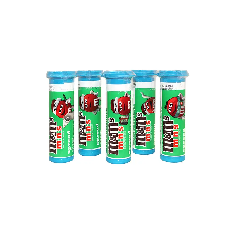 M&MS Minis Christmas Milk Chocolate Tube  1.08 oz.