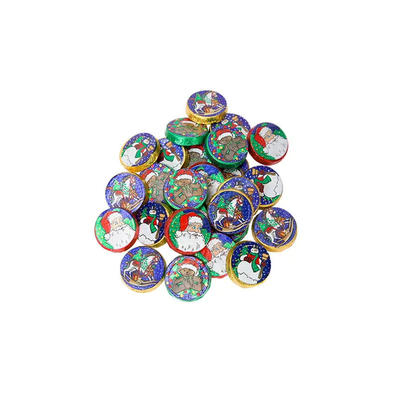 Palmer Foil Wrapped Double Crisp Xmas Discs 3 lb. Bag