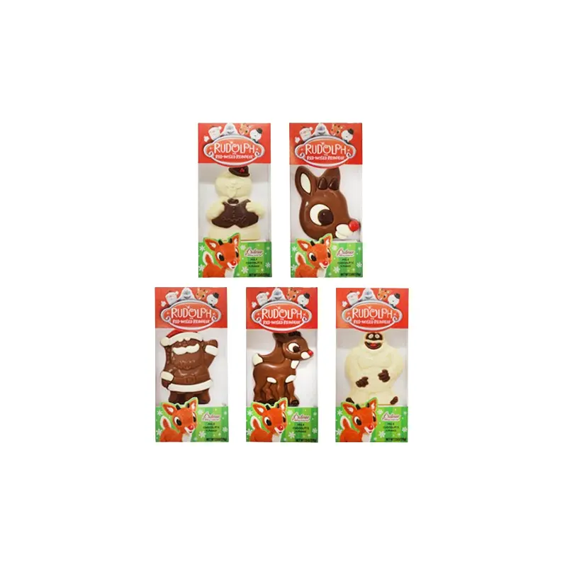 Palmer Milk Chocolate Flavored Rudolph and Pals Characters Stocking Stuffers 2.5 oz