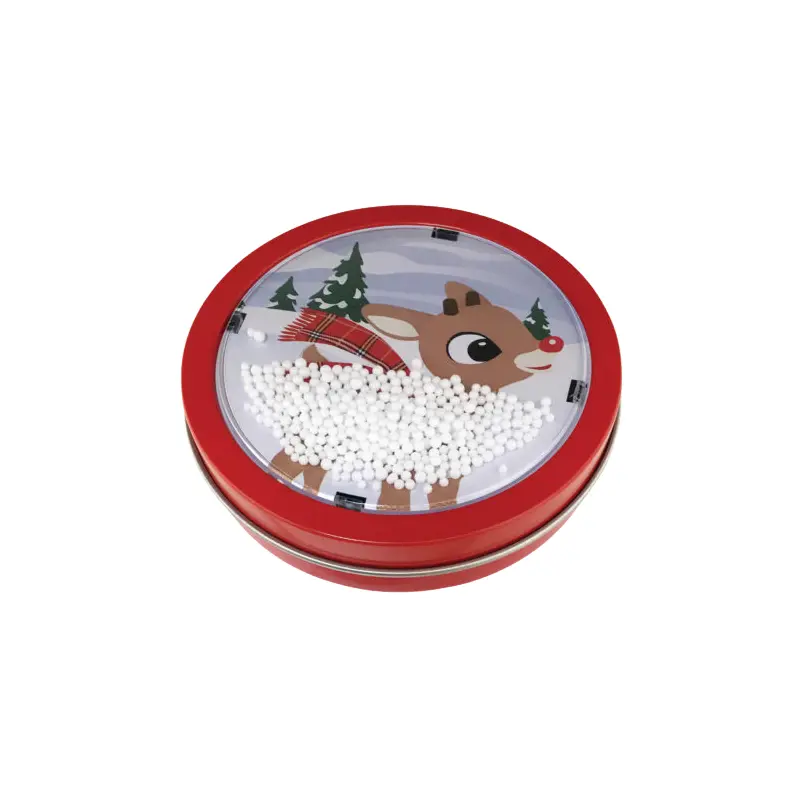 Rudolph Snow Globe 1.5 oz. Tin