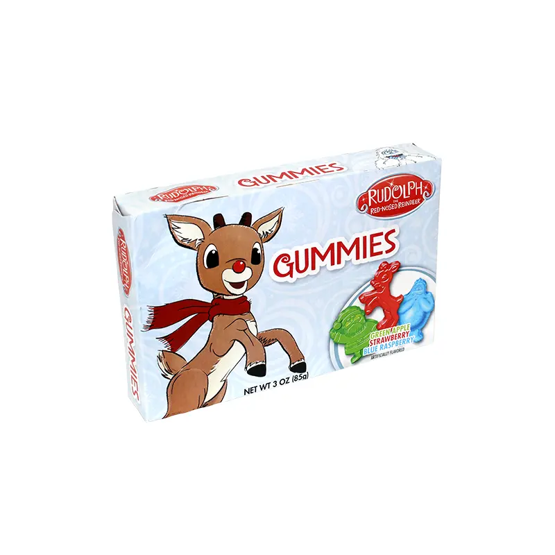 Rudolph the Red Nose Reindeer Gummies Theater Box 3 oz.