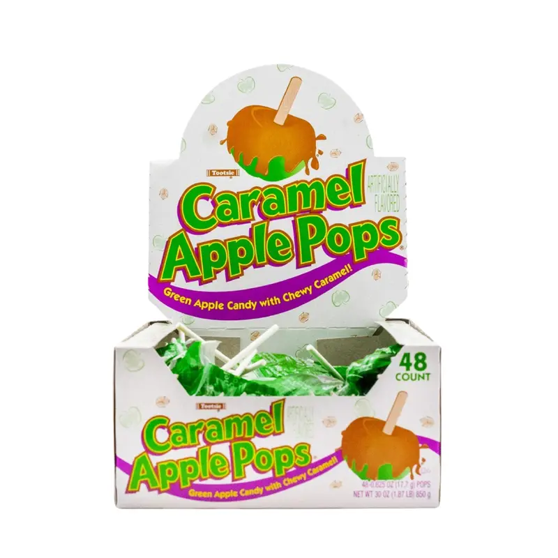 Tootsie Caramel Apple Pops Lollipops