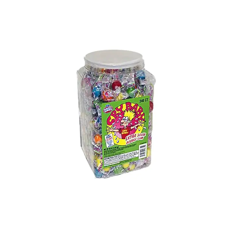 Cry Baby Extra Sour Bubble Gum - Tub of 240