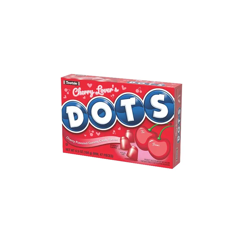 DOTS Valentines  Cherry Lovers 6 oz. Theater Box