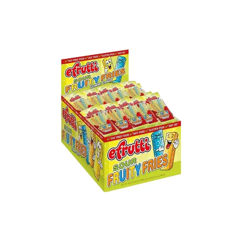 efrutti Sour Fruity Fries Gummi Candy .55 oz.