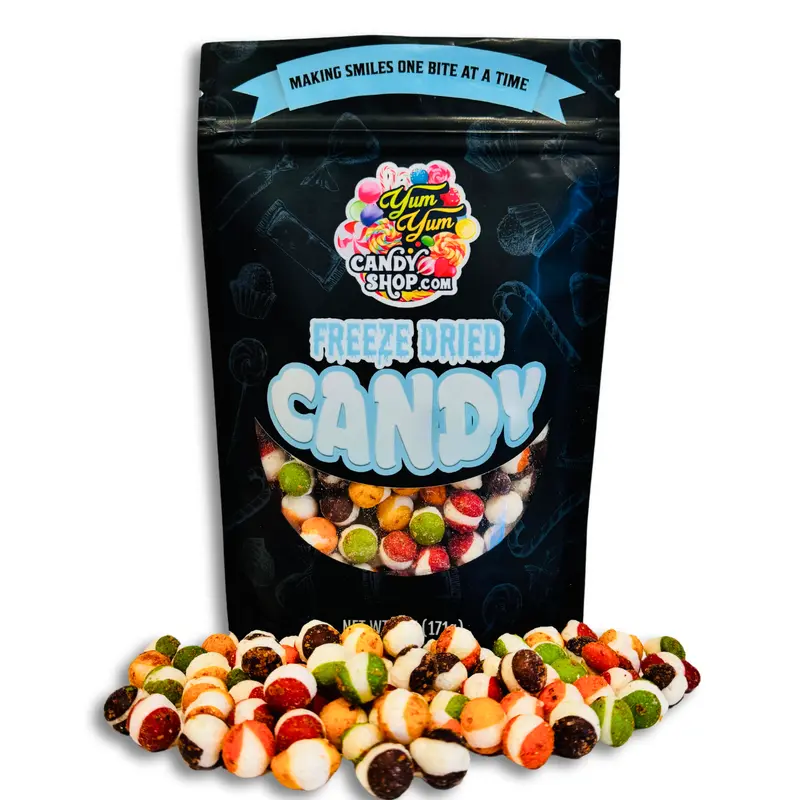 Freeze Dried Chamoy Rainbow Krunchies - Snack Candy | Yum Yum Candy Shop