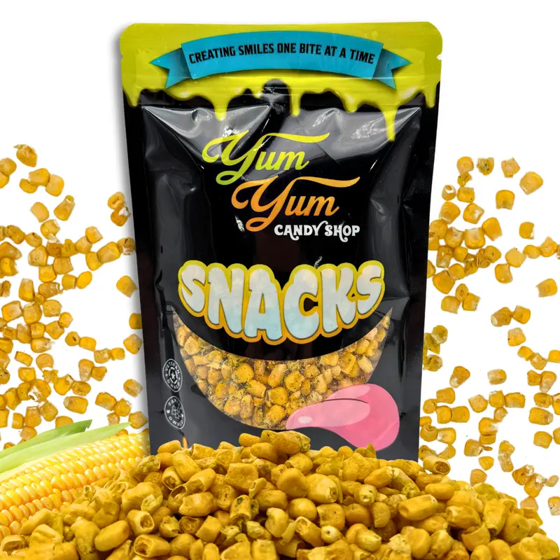 Freeze Dried Corn  Ranch Flavored Crispy Vegetable Snack | Yum Yum Candy Shop