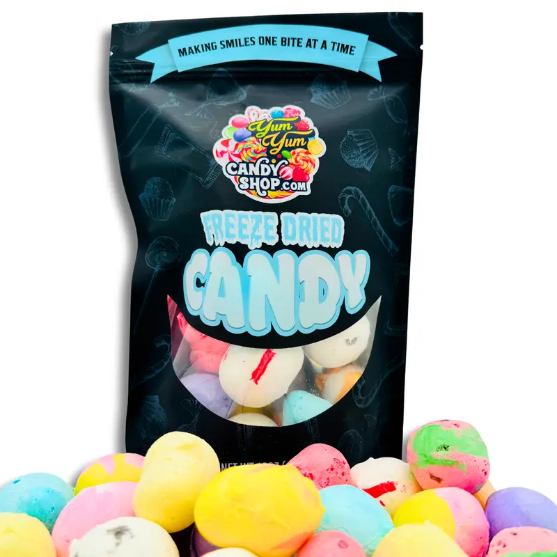 Freeze Dried Salt Water Taffy Mix  Candy Snack | Yum Yum Candy Shop