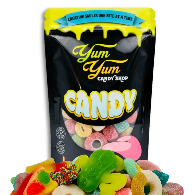 Gluten-Free Gummy Candy Mix  1 lb Bag of Sweet & Sour Gluten-Free Gummies (Hand-Selected Variety) No Wheat or Gluten Ingredients