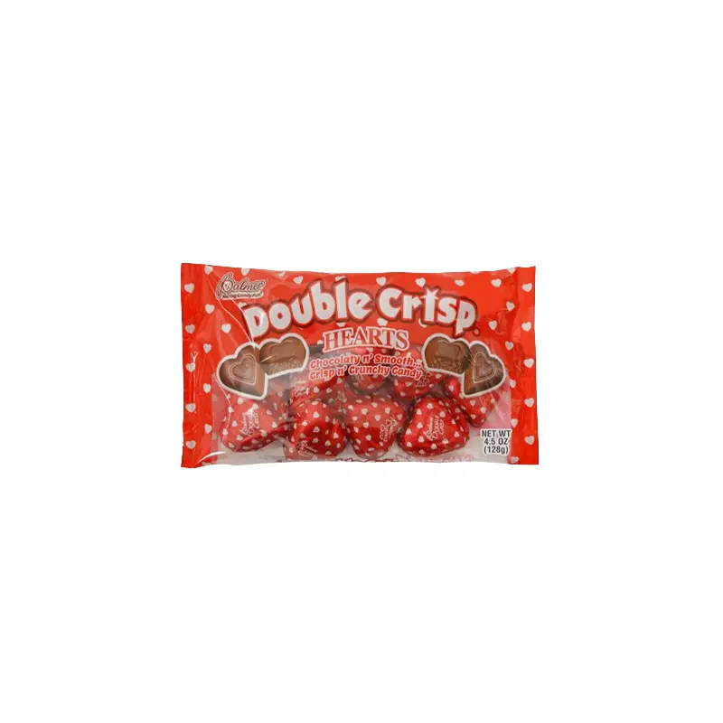 Palmer Double Crisp Foil Hearts 4.5 oz. Bag