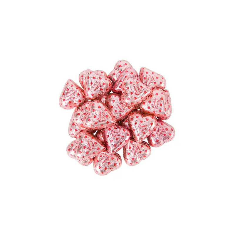 Palmer Foil Wrapped Fudge Hearts 3 lb. Bulk Bag