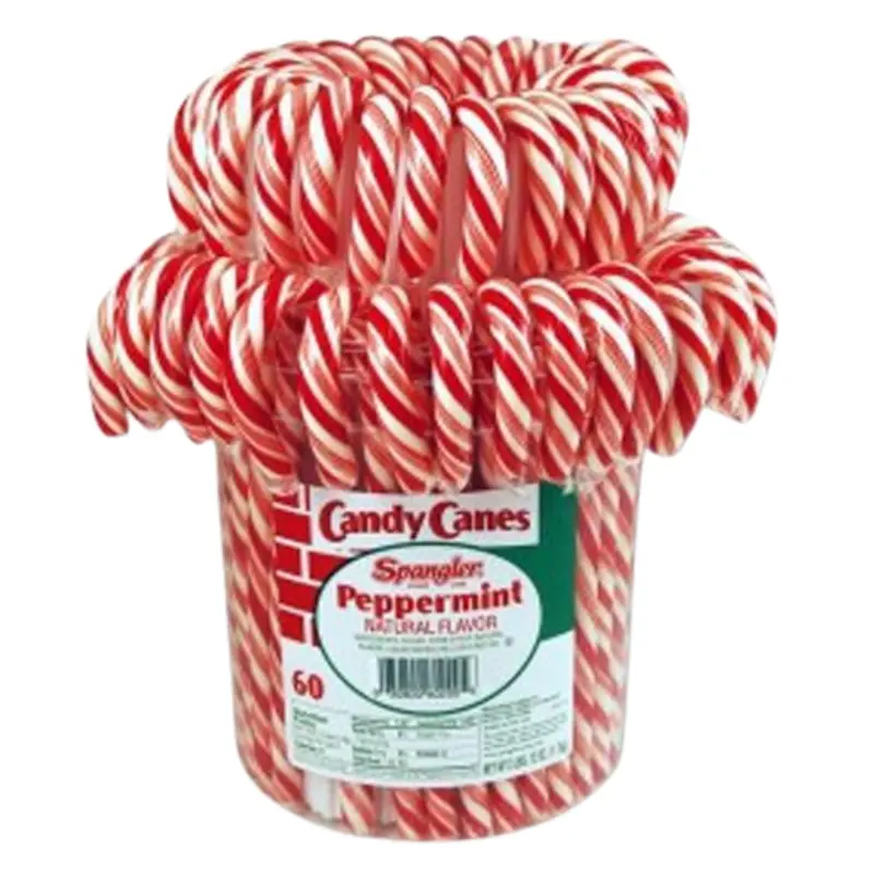 Spangler Red & White Peppermint Candy Canes 1 oz.