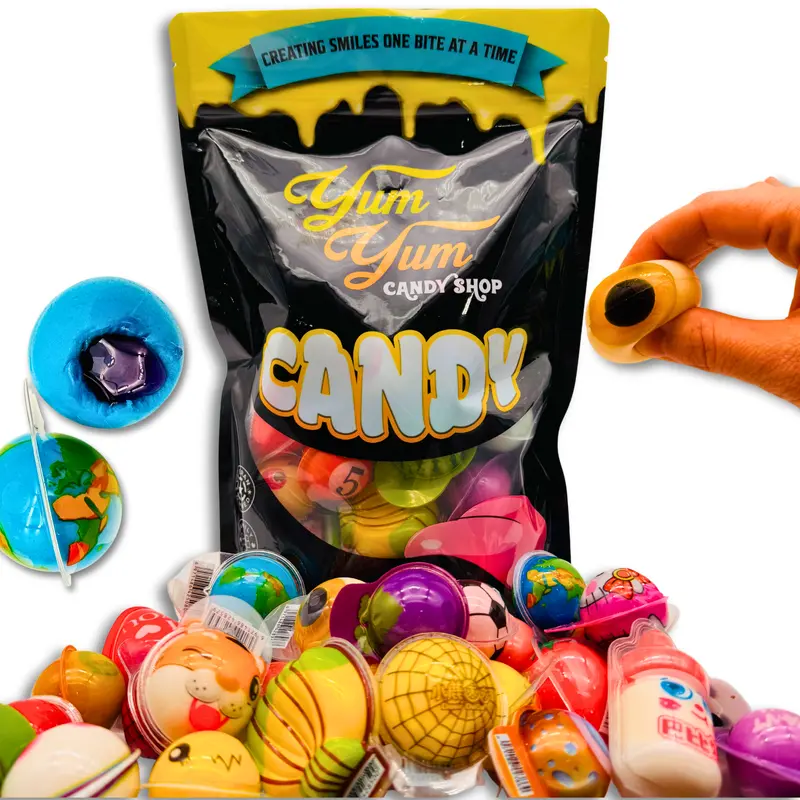 Squishy Gummy Party Mix  Juice-Filled Fun Shapes & Flavors | Yum Yum Candy Shop