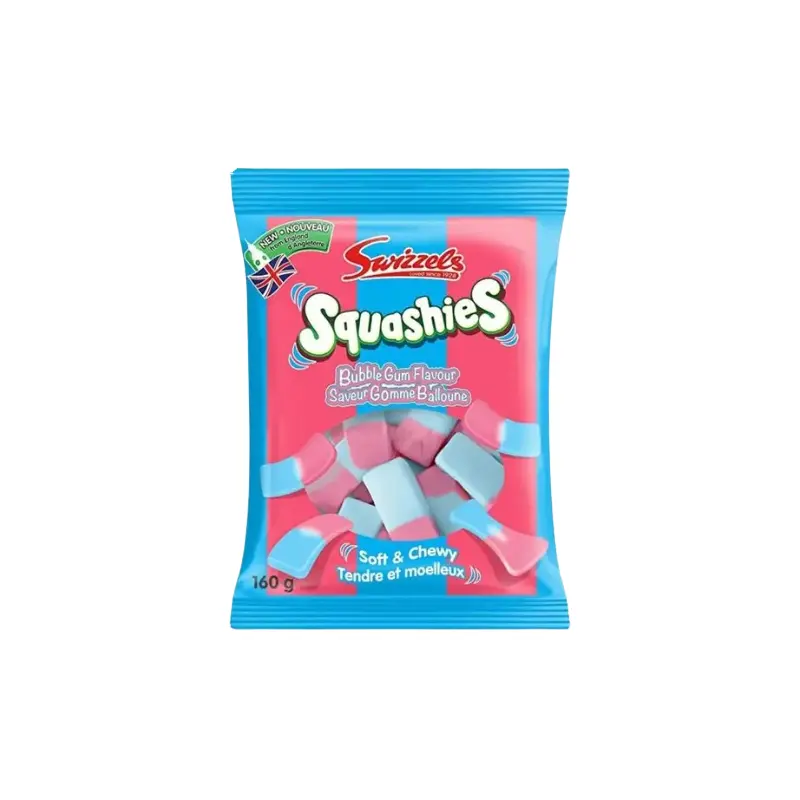 Swizzels Squashies Bubble Gum 160 g Bag