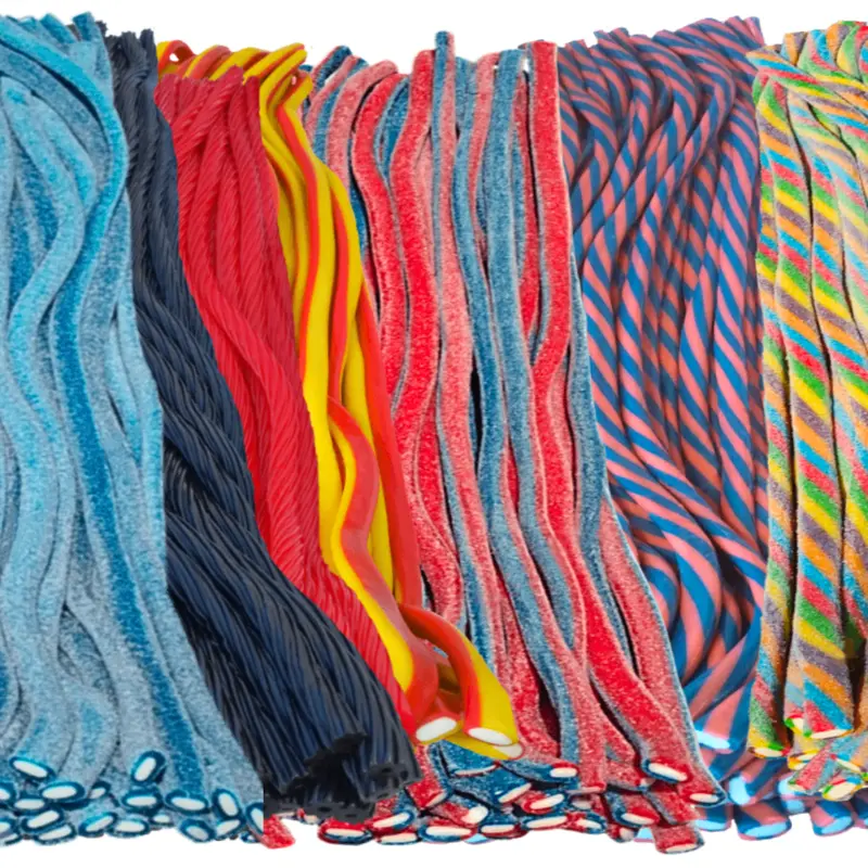 Timbo's 24" Premium Licorice Rope (Single Rope)  Multiple Flavors Sweet, Sour & Spicy | Yum Yum Candy Shop