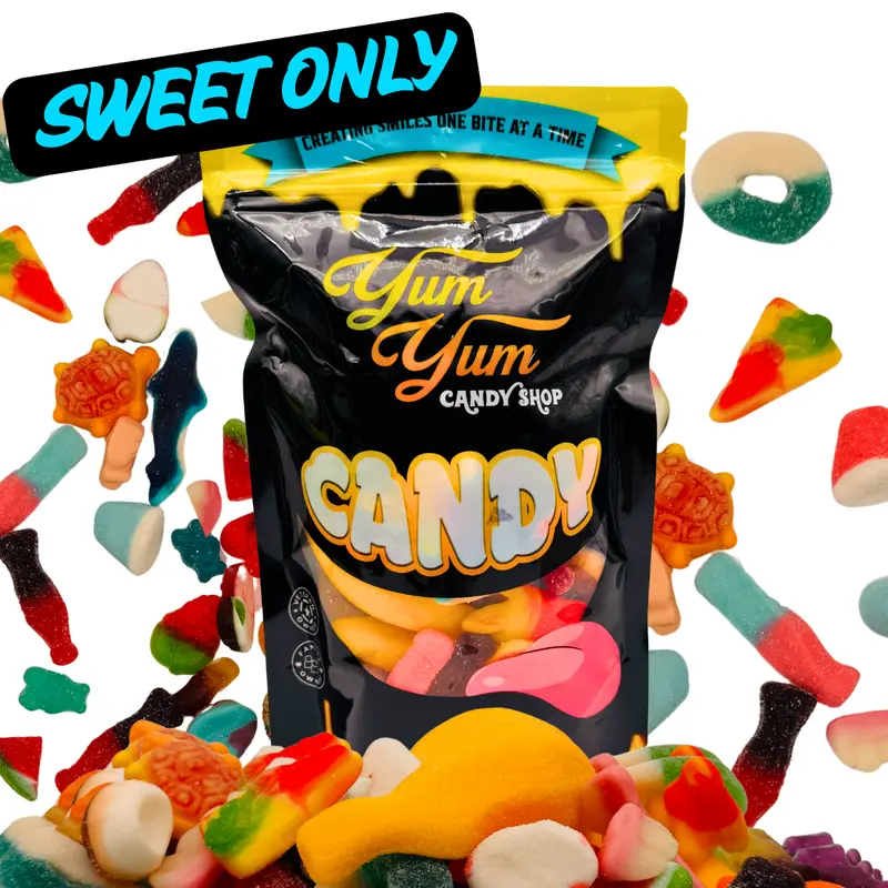 Ultimate Sweet Only Pick N Mix Gummy Candy  Chewy Variety Mix of Gummies | Yum Yum Candy Shop