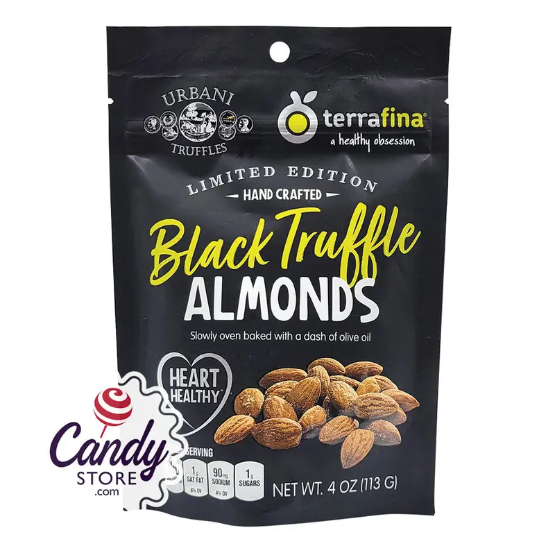 Urbani Black Truffle Almonds 4oz Peg Bags - 8ct