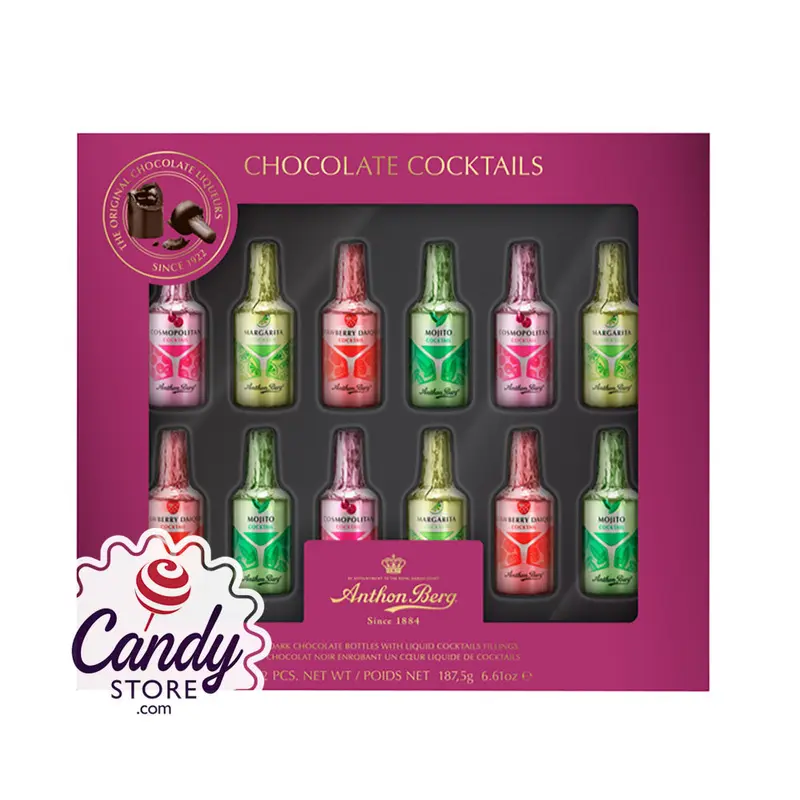 Anthon Berg Chocolate Cocktail Liquers 12-Piece